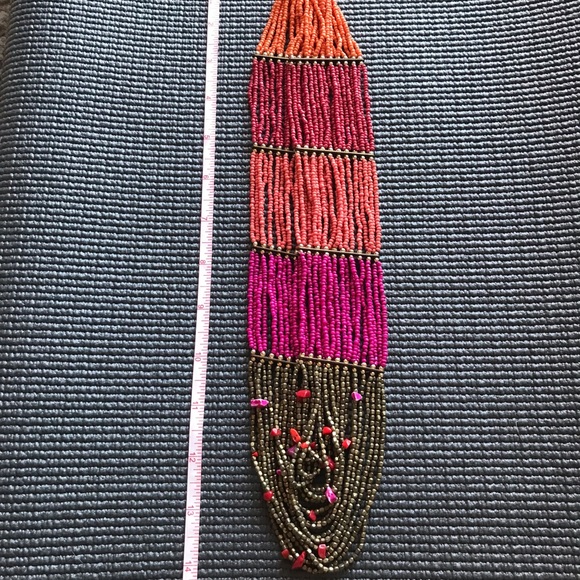 🪘 Beaded Carnival Necklace 🪘 - Picture 5 of 7